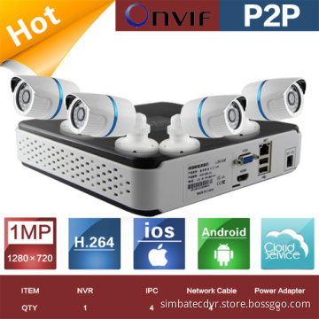 4CH Megapixel HD 720p NVR Kit (NK104)